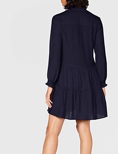 Springfield 5.Frq.Vestido Corto Recto-C/17 Vestido de Fiesta, Azul (Light_Blue 17), 36 (Tamaño del Fabricante: 36) para Mujer