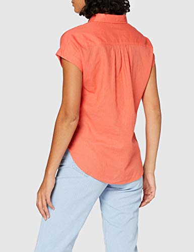 Springfield 8.T. Camisa M/C Lino-C/59 Blusa, Rojo (Red_Print 59), 42 (Tamaño del Fabricante: 42) para Mujer
