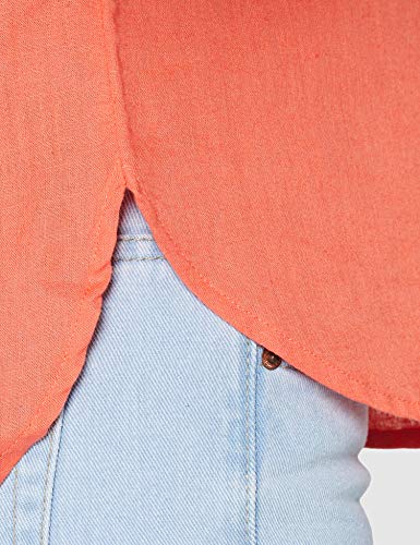 Springfield 8.T. Camisa M/C Lino-C/59 Blusa, Rojo (Red_Print 59), 42 (Tamaño del Fabricante: 42) para Mujer