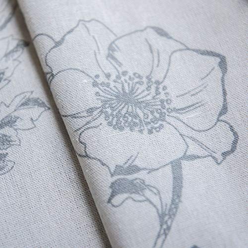 SSHHJ Cortinas De Algodón Y Lino De Estilo Rústico Americano Cortinas De Borlas En Blanco Y Negro Adecuado para Cocina, Jardín, Ático