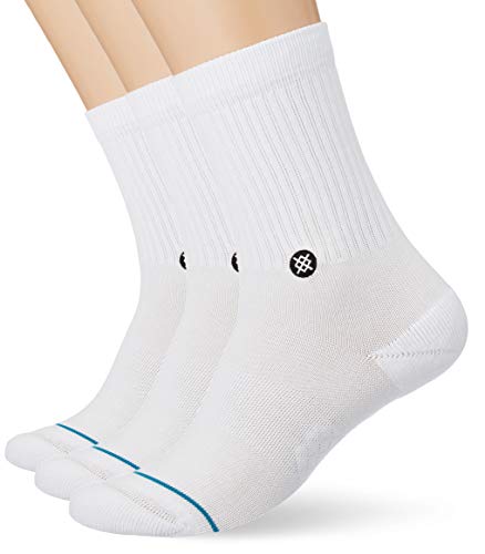 Stance The Classic Crew Calcetines, blanco, XL para Hombre