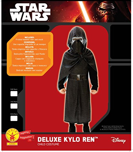 Star Wars - Disfraz de Kylo REN, Episode 7, Deluxe, para niños (Rubie'S 620262-TE)
