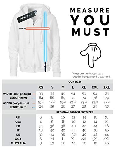 Star Wars Mujer A New Hope Poster Cremallera Sudadera con Capucha Negro XXX-Large