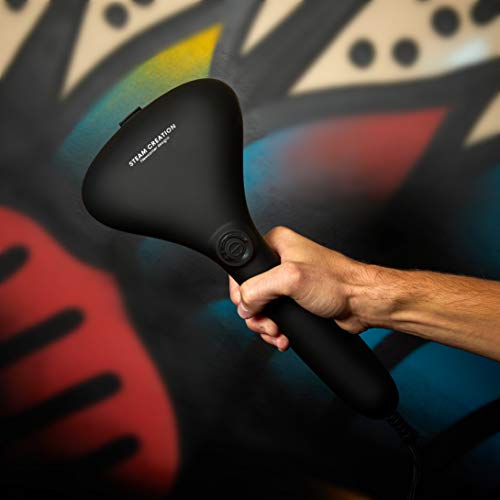 Steam Creation | Vaporizador Profesional Portátil De Ropa Y Prendas De Vestir | 1500 Watios | Hogar Y Los Viajes | Incluye Bolsa De Viaje / Guante Resistente Al Calor Y Accesorio Para Cepillo De Tela