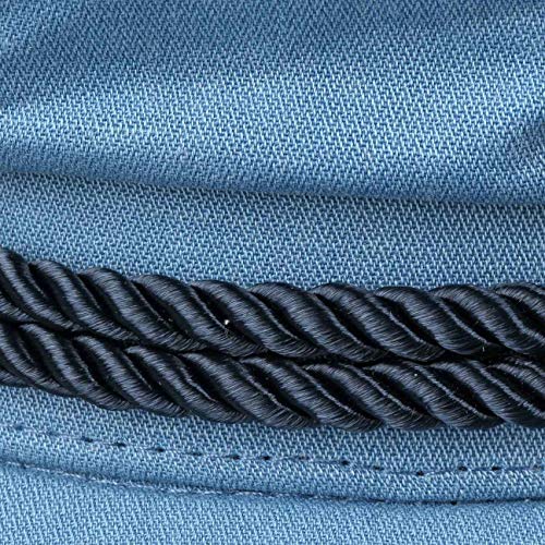 Stetson Gorra Dyed Cotton Riders Mujer - Gorro de Marinero Baker Boy algodón con Visera, Visera Primavera/Verano - L (58-59 cm) Celeste