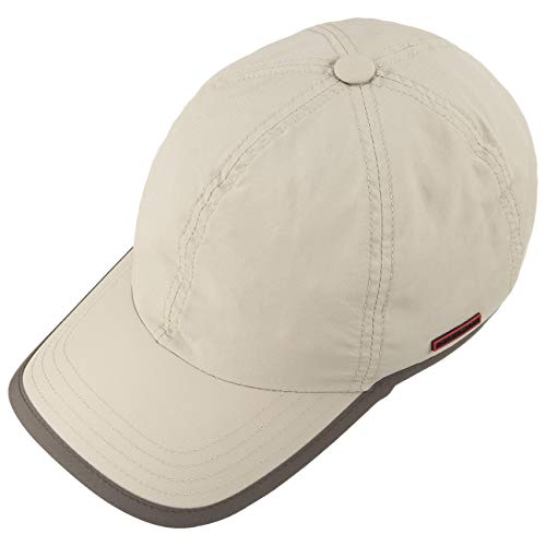 Stetson Gorra Kitlock Outdoor Mujer/Hombre - de Sol Protector UV con Visera, Ribete Primavera/Verano - XL (60-61 cm) Beige