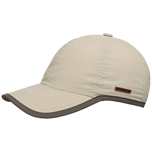 Stetson Gorra Kitlock Outdoor Mujer/Hombre - de Sol Protector UV con Visera, Ribete Primavera/Verano - XL (60-61 cm) Beige