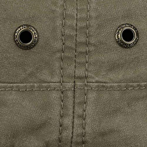 Stetson Sombrero Algodón Delave Mujer/Hombre - de Verano Pescador Vacaciones Primavera/Verano - S (54-55 cm) marrón