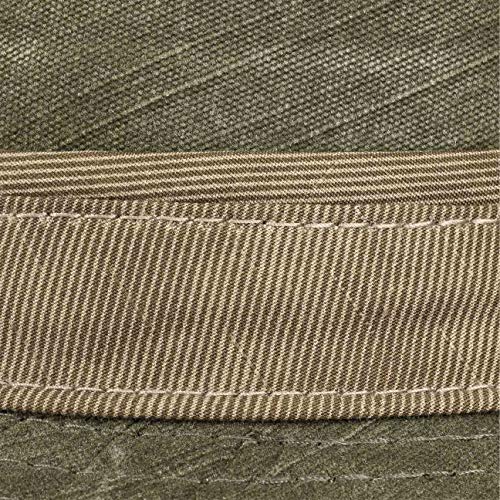 Stetson Sombrero de Tela Alao Traveller Hombre - Verano con Forro, Banda Grosgrain Primavera/Verano - XL (60-61 cm) Verde Oliva
