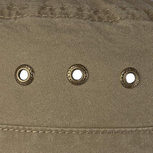 Stetson Sombrero Pescador Reston Mujer/Hombre - de Viaje Verano Primavera/Verano - L (58-59 cm) marrón