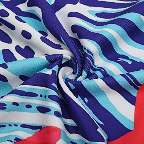 Sticker Superb Súper Absorbente Flor Toallas de Playa Suave Poliéster Terciopelo Viajar Deportes Yoga Nadando Toalla Chica Chico Hombre Mujer Verano (Morado, 75 x 150 cm)