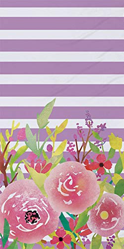 Sticker Superb Súper Absorbente Flor Toallas de Playa Suave Poliéster Terciopelo Viajar Deportes Yoga Nadando Toalla Chica Chico Hombre Mujer Verano (Morado, 75 x 150 cm)