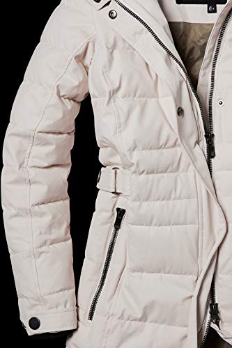 STOY WMN Quilted PRK A Parka con Aspecto de plumón y Capucha Desmontable, Mujer, Berenjena, 54