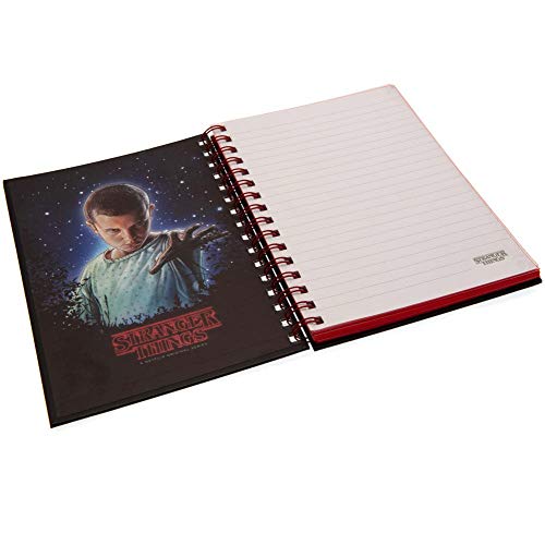 Stranger Things – Cuaderno de notas con espiral A5, multicolor