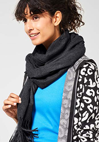 Street One 571046 Bufanda, gris antracita, Talla única para Mujer
