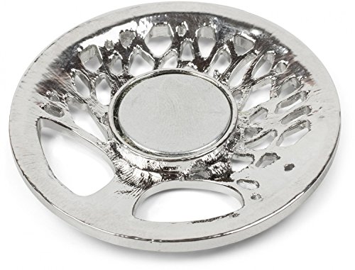 styleBREAKER Colgante de Adorno magnético del árbol de la Vida para chales, pañuelos o Ponchos con Piedras de estrás, Broche, señora 05050029, Color:Plata