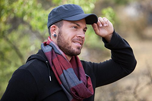 styleBREAKER Gorra en Estilo Militar de Tela de algodón Robusta, Ajustable, Unisex 04023020, Color:Verde Oliva