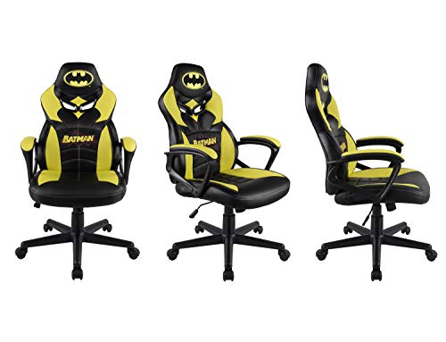 Subsonic Batman - Silla gaming junior - asiento gamer para escritorio - sillon de oficina - Licencia oficial DC Comics (PS4)