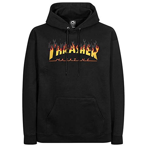 Sudadera capucha Thrasher Bbq Negro XL (X-Large)