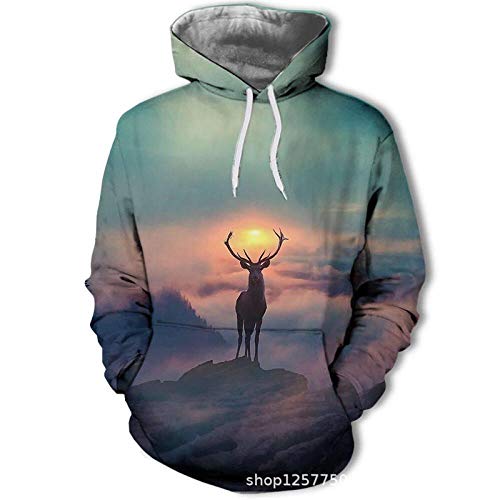 Sudadera con Capucha 3D Harajuku Jerseys De Mujer Chica Kawaii 3D Animal Print Jerseys Lindo Panda Cat Lion Pullover Jerseys De Mujer S Wy59