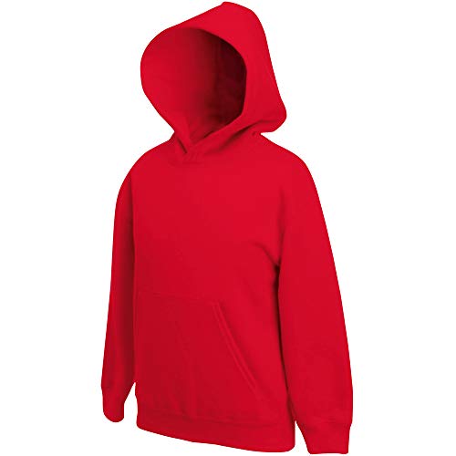 Sudadera con capucha para niños (unisex), de la marca Fruit of the Loom Morado morado 7 años