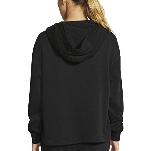 Sudadera Negra Brillante para Mujer (M)