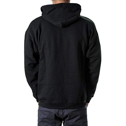 Sudadera negra con capucha Thrasher Flame negro L