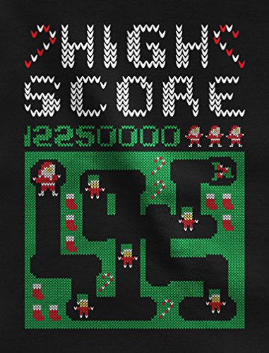 Sudadera para Hombre - Jersey Navidad Hombre Regalo Navidad Divertida - Santa Video Game - Medium Negro