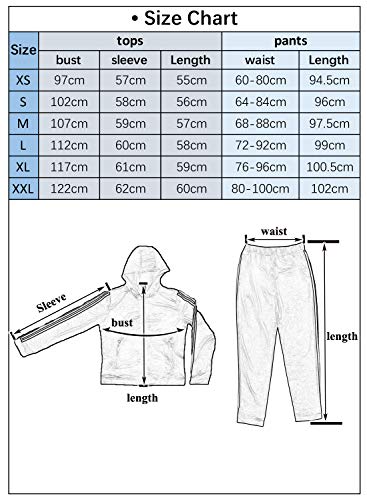 Sudaderas Mujer Pantalones + Tops Conjunto de Chándal de Mujer Camisas Fitness Manga Larga Casual Jersey Chaqueta Hoodie&Pantalones (Gris, XS)