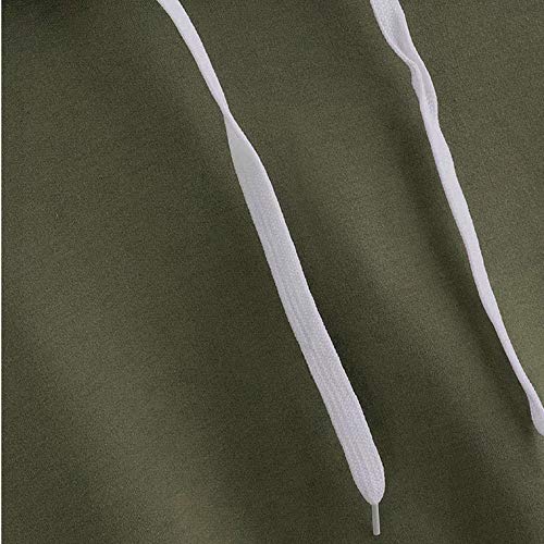 Sudaderas Mujer Tumblr Cortas con Capucha Chica Adolescente Niña - East Coast Camiseta Manga Larga Tops -Modernas Ropa Invierno Otoño 2019 (XS, Ejercito Verde)