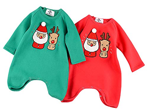 Sudaderas Navideñas Familiares Sudadera Navidad Hombre Mujer Niña Niño Jersey Suéter Navideño Sudadera Navideña Familia Reno Jerseys Navideños Parejas Cuello Redondo Ancha Larga Invierno Verde 2-4 T