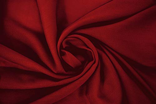 Sunning Cashmere Blend Scarf Pashmina Shawl Wrap. Ideal for for Evening & Day Wear. Soft & Warm, Easy Care Oversized Pashmina Wrap. Ladies Cashmere Scarf Wrap, One Size: 172 x 68 cms (Burnt Red)