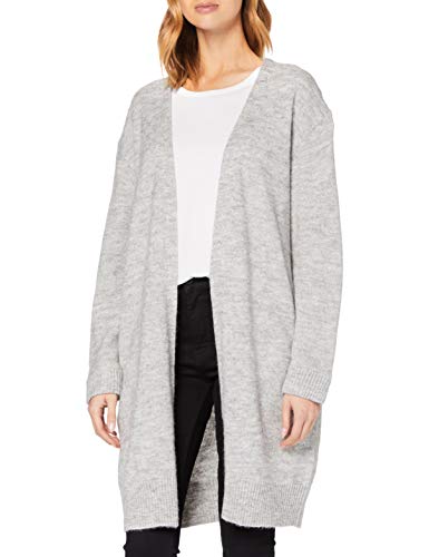 Superdry Alpaca Blend Cardigan Jersey de Punto, Marga Gris Claro, XXS para Mujer