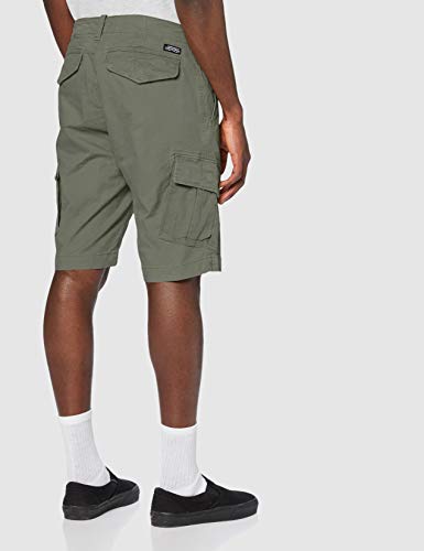 Superdry Core Cargo Shorts Pantalones Cortos, Verde (Draft Olive L1l), 44 (Talla del Fabricante: 28) para Hombre