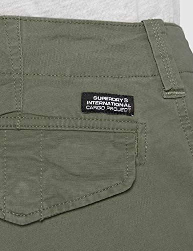 Superdry Core Cargo Shorts Pantalones Cortos, Verde (Draft Olive L1l), 44 (Talla del Fabricante: 28) para Hombre