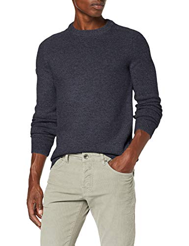 Superdry Harlo Crew suéter, Azul (Manor House Navy Twist V6o), XL para Hombre