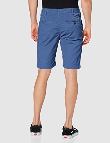 Superdry International Chino Short Pantalones Cortos, Azul (Neptune Blue Aky), 52 (Talla del Fabricante: 32) para Hombre