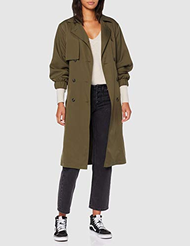 Superdry Isabella Slouch Vee Knit suéter, Beige (Oatmeal 18c), L (Talla del Fabricante:14) para Mujer