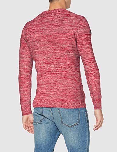 Superdry Keystone Crew suéter, Rojo (Desert Red Twist R8r), XXL para Hombre