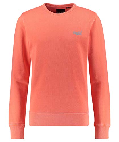 Superdry OL Crew Sudadera, Naranja (Pastelline Coral T7g), L para Hombre