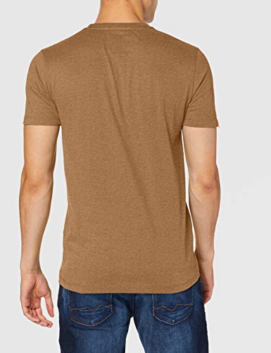 Superdry OL Vintage Embroidery tee Camiseta, Naranja (Buck Tan Marl R6w), L para Hombre