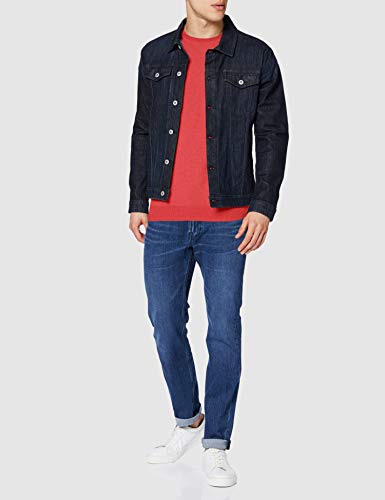 Superdry Orange Label Cotton Crew suéter, Rosa (Ancona Pink Grindle T7w), XL para Hombre