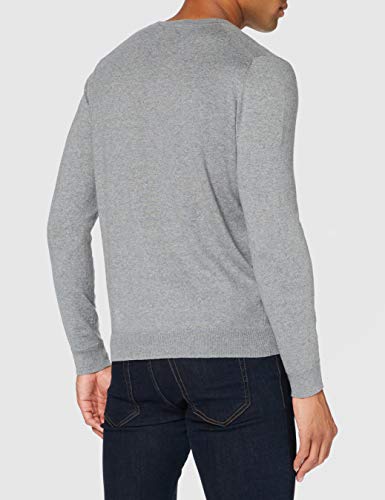 Superdry Orange Label Crew suéter, Jersey Grey Marl, L para Hombre