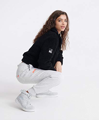 Superdry Orange Label Joggers Pantalones de Deporte, Gris (Ice Marl 54g), XL (Talla del Fabricante:16) para Mujer