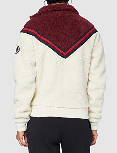 Superdry Storm Preppy Boyfriend Fit Jersey de Punto, Avena pálida, XXS (Talla del Fabricante:6) para Mujer