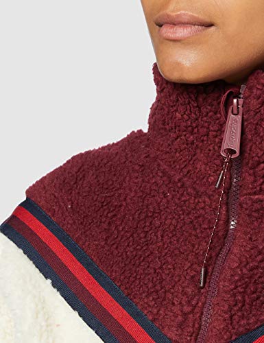 Superdry Storm Preppy Boyfriend Fit Jersey de Punto, Avena pálida, XXS (Talla del Fabricante:6) para Mujer