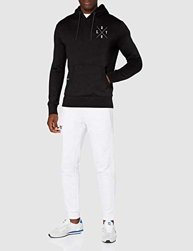 Superdry Surplus Graphic Hood suéter, Negro, S para Hombre