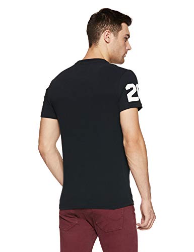 Superdry Vintage Logo Tri tee Camiseta de Tirantes, Azul (Eclipse Navy 98t), M para Hombre