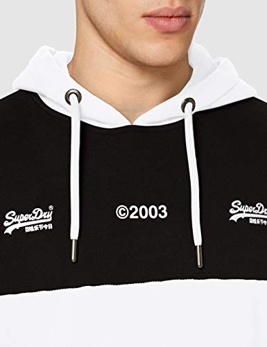 Superdry VL Multi Hood suéter, Brilliant White, XXL para Hombre