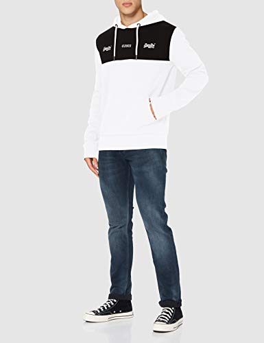 Superdry VL Multi Hood suéter, Brilliant White, XXL para Hombre